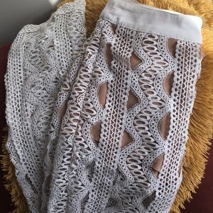 Crotchet Cropped Pants
